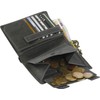 Harrys-Collection Men's Wallet with Wolf Motif Made of High-Quality Leather