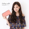 Lulu & berry Women's Long Wallet, Quilting, Zip Around Leather,