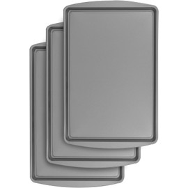 Ovenstuff Nonstick Bakeware Small Cookie Pans, 13.25" x 9.37" x 0.62"