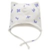 Pinokio Baby Girl Wrapped Bonnet with Ears Beanie Hat, ECRU