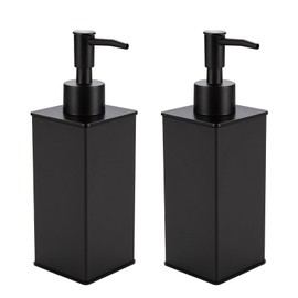 Kelirol Soap Dispenser Matte Black,Table Standing for Bathroom Kitchen and Hotel, Anti-Rust with Durable Aluminium (2 Packs)