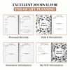 End of Life Planner Organizer Notebook with Pocket for Documents,
