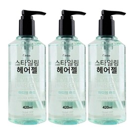 (3 pcs) Orix Styling Hair Gel 420ml, 3 pcs / (3개)오릭스 스타일링 헤어젤 420ml, 3개