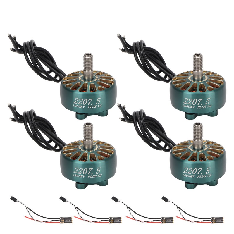 4 Sets Brushless Motor Kit 5mm Shaft Electric Motor with