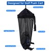 LZFAN Golf Push Cart Storage Bag,Golf Cart Organizer, Backside Extension
