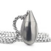 Kcfev Pill Holder Necklace Nitro Pill Case Titanium Pill Container