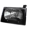Spec-D Tuning Black Headlights+Corner Lamps Compatible with Ford Econoline Van