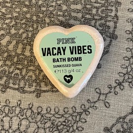 Rare Victoria's Secret "Pink" Vacay Vibes Sun kissed Guava Bath Bomb