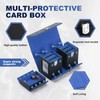 Stepane Portable Trading Card Storage Box, 3 In 1 Card