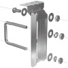 Unbranded 4 Pack 8" Galvanized Swivel Top Bunk Bracket Support