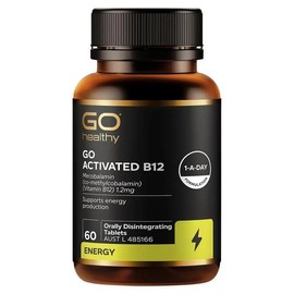GO Healthy Go Activated B12 Sublingual Orally Disintegrating Tab X 60