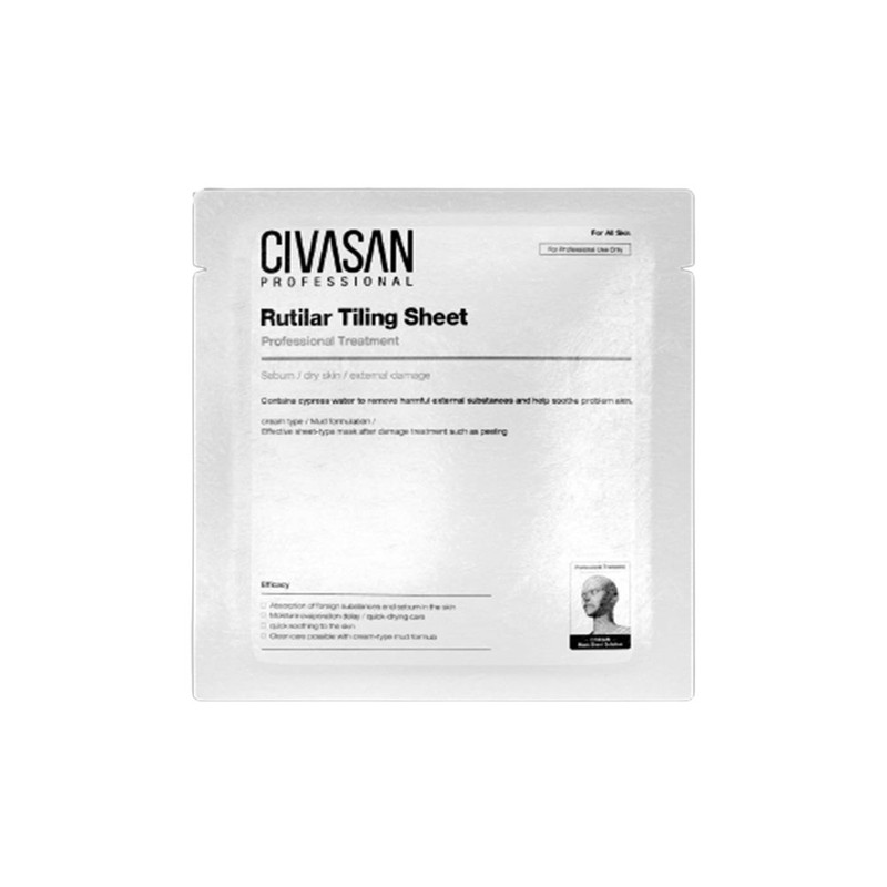 Mount Shiva Cibasan Rutila tiling sheet mask 10 sheets +