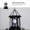Cabilock Rotating Lighthouse Solar Light Outdoor Garden Beacon Lamp Water