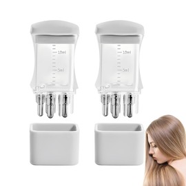 NHQZ HaaröL Applikator Und Kopfhaut MassagebüRste,Kopfmassage BüRste für Haarwachstum,Applikator flasche haare, Haarwurzel Applikator Haarpflege Haar Kopfhaut für,HaareHaaröl Applikator Flasche.