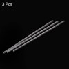 sourcing map Borosilicate Glass Stirrers with Both Ends Round for