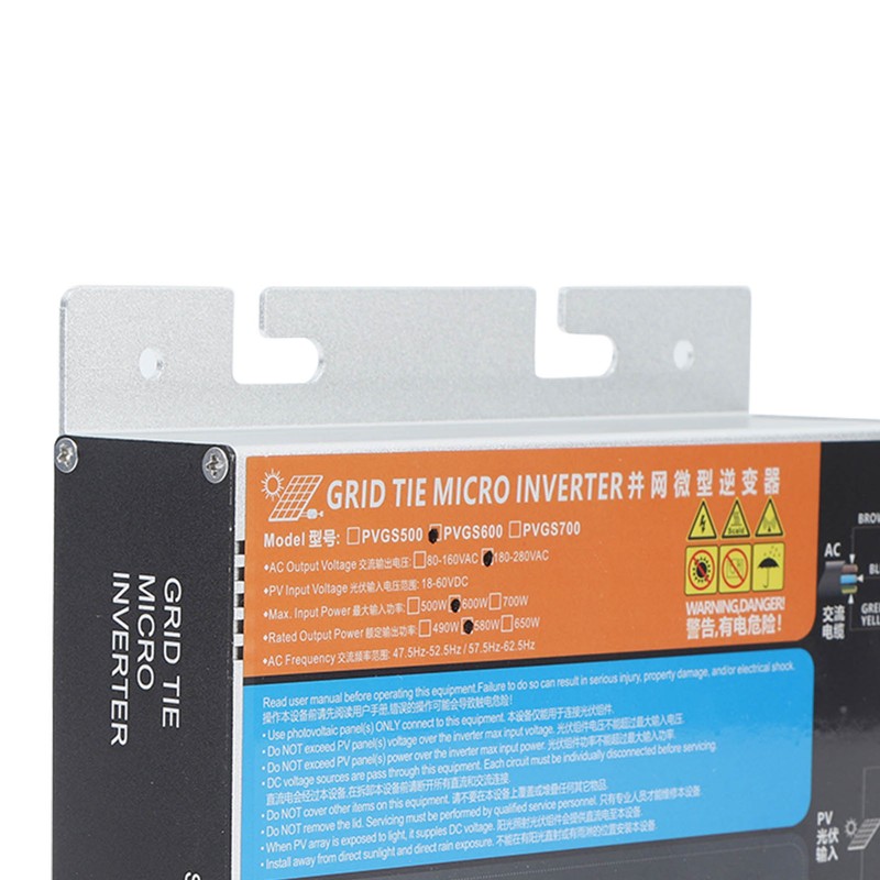 600W Grid Tie Inverter Solar Micro Inverter Power Sine Wave