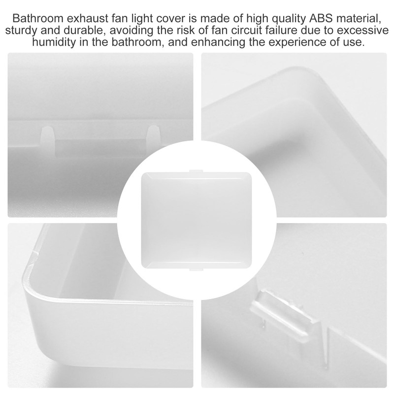 seork Bathroom Vent Fan Light Lens Cover Replacement Part Fits