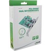 InLine® Dual Gigabit Network Card, 2X RJ45 2.5Gbps, PCIe x1,