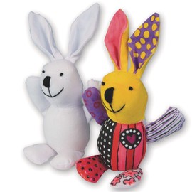 Color Me S&S Worldwide Rabbit Craft Kit - Pack of 12-9”H Bunny - Perfect for Decorating