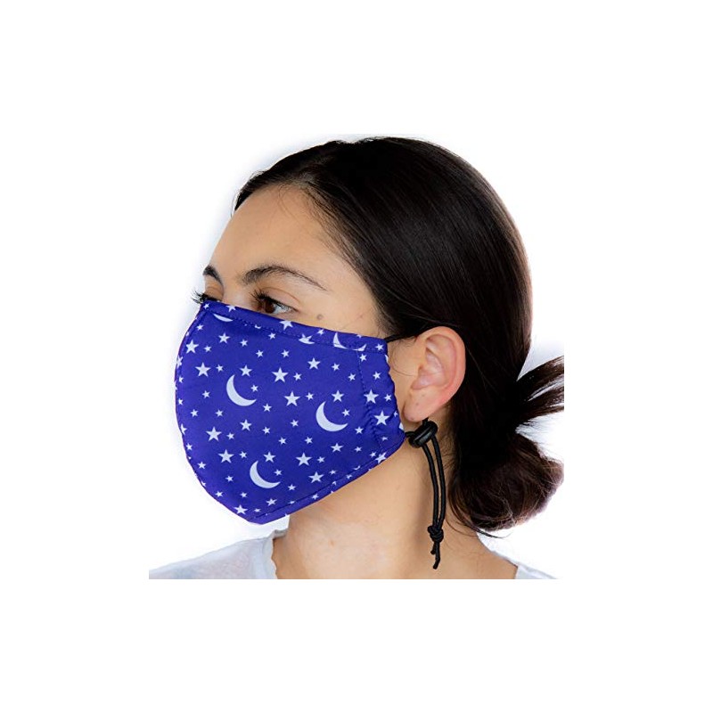 Headmost Comfymask 3 Layer Large Fabric Facemask: Water Repellent, Washable,