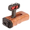 Universal Side Wooden Handle Grip Natural Adjustable Brazilian Wood Side