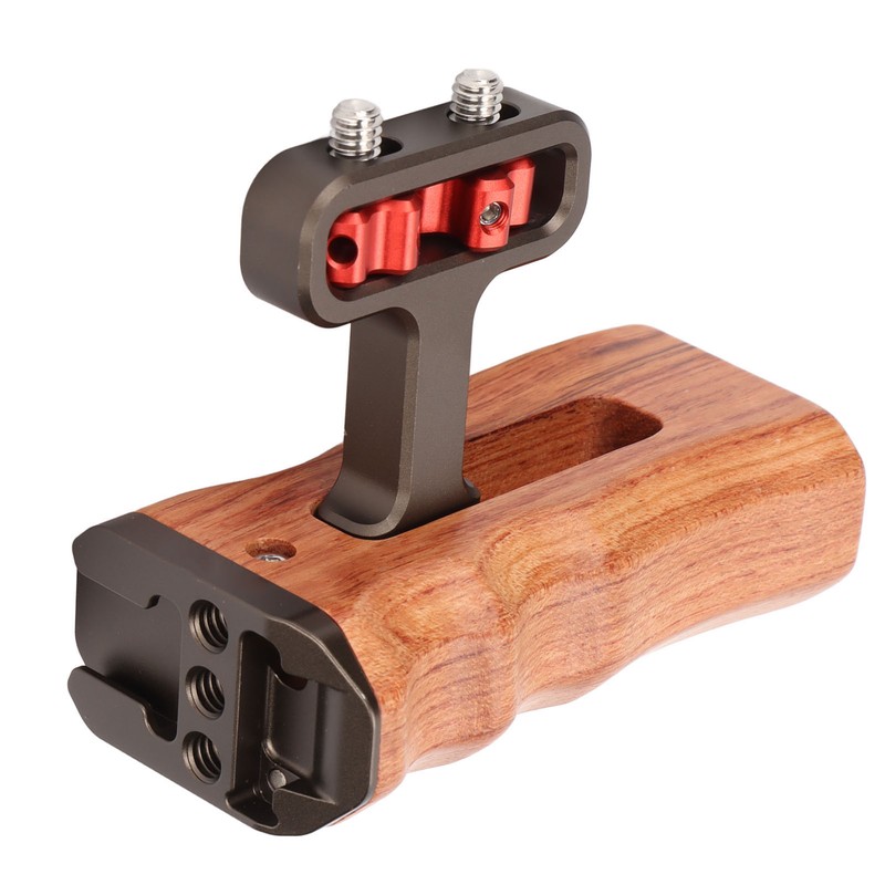 Universal Side Wooden Handle Grip Natural Adjustable Brazilian Wood Side