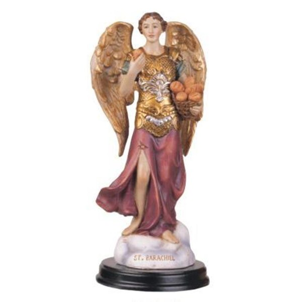 StealStreet SS-G-205.53 Archangel Barachiel Holy Figurine Religious Decoration Statue, 5"
