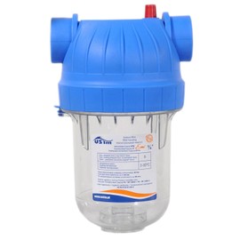 5" Water Filter Housing 3/4" BSP Female Thread in-Line Purifying System Kit