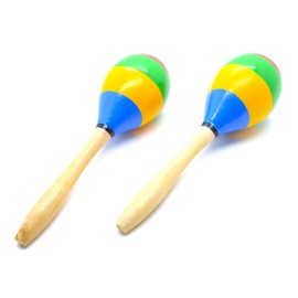 Adult Maracas 1 Pair Jamaican Caribbean Maracas Green Yellow Blue Red Traditional Maracas Rumba Stirrers Hand Percussion Musical Instrument Maraca