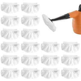 LOLYSIC 20 Pack Steam Cleaner Accessories, Universal Reusable Steam Mop Pads for Steam Cleaners, Microfiber Cloths Cover, Universal Washable Steam Cleaner Accessories
