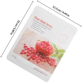 Sewroro 8 Piezas Mascarilla Facial Hidratante con Extracto de Frutas Unidades para Epidermis Seca para Mujeres y Adolescentes con Aloe Vera Rosa Calabaza Aguacate Irritación Facial