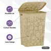 Superio Lace Laundry Hamper, Beige-1 Pack