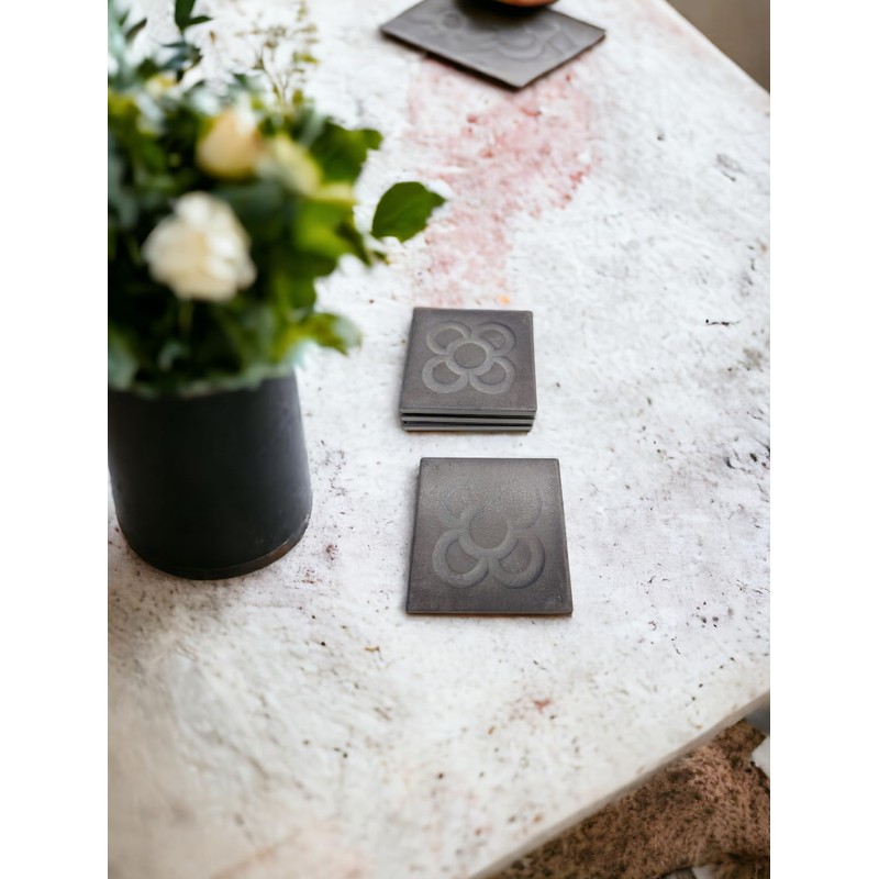 Rocking Gifts Panot Barcelona Decorative Ceramic Coasters, Set of 4,