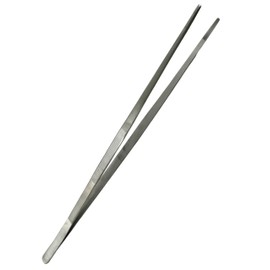 Jumbo Tweezers - 24 Inches Long Thumb Dressing Forceps with Serrated Tips, Straight, Aquascaping, Reptile Feeding, Crafts, Tissue Handling Forceps