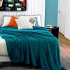 Vianney Cobertor Ligero King Size Azul Turquesa Elegante Vianney