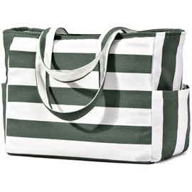 oscaurt Beach Bag Large Tote Bag Women's Handbag Shoulder Bag Beach Bag XXL Family Travel Bag Sports Bag Bath Bag Sauna Bag Gifts for Women, Army Green, Tote (Utility)