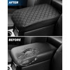 JOYTUTUS Center Console Cover Compatible with 2010-2024 4Runner, Leather Arm
