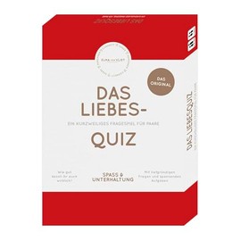 Das Liebesquiz: Ein kurzweiliges Fragespiel für Paare | Für tiefgründige Gespräche | Ideales Geschenk zum Jahrestag, Valentinstag oder zur Hochzeit (Elma van Vliet - Quizze & Fragespiele)