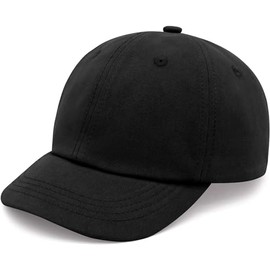 DRESHOW Baby Baseball Cap Outdoor Unisex Toddler Kids Baseball Cap Adjustable Sun Hat for Girls Boys, black