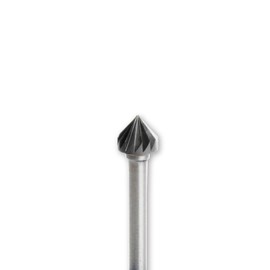 Haikyu Parts 90B-60WC2 Chamfer Bit WC 0.04 - 0.2 inch (1.0 - 5.5 mm), 1 Piece Tool for Plastic Models
