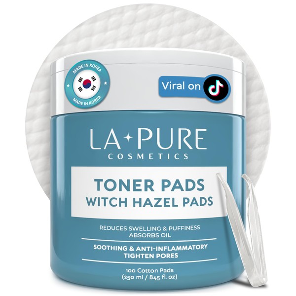 La Pure Korean Toner Pads With Witch Hazel - 100