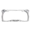 CLA Cobra Snake Metal License Plate Frame - Chrome