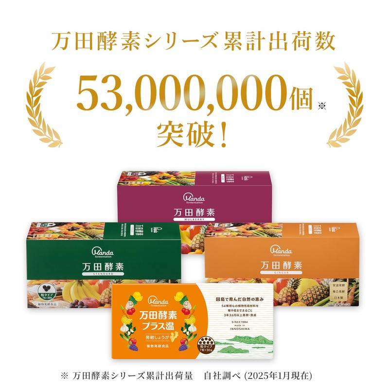 【公式】万田酵素 MULBERRY マルベリー 粒タイプ 分包 7粒×30袋 (約30日分) + スタンダード 粒タイプ