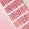 Erilano Pink Bible Tabs for Women - 80 Gold Foil