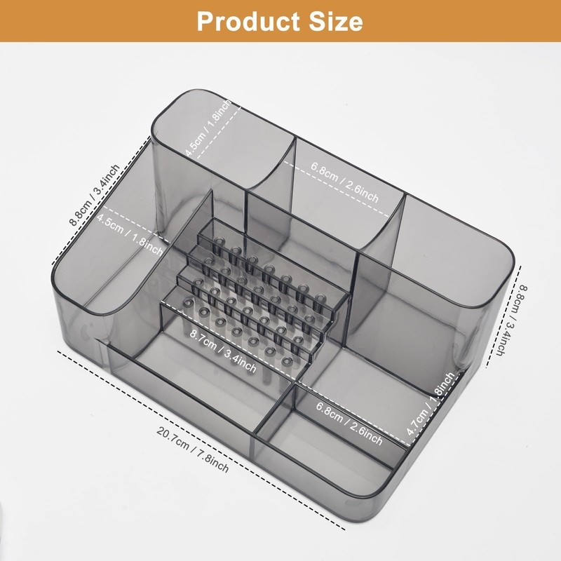 ANRUI Nail Drill Holder, 28 Holes Nail Drill Machine &