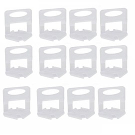 Candeon 200pcs Tile Leveling System Clips, Tile Leveling Spacers Clips Household Wall Floor Tile Installation Tool(1.5mm)