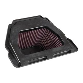 K&N Filtro de Aire de Motor Lavable YA-1015 para Yamaha MT-10/YZF R1/R1M/R1S 2015-2019, Negro