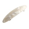 Vingtaine H-604-WH Elegant Simple Barrette Hair Accessory White