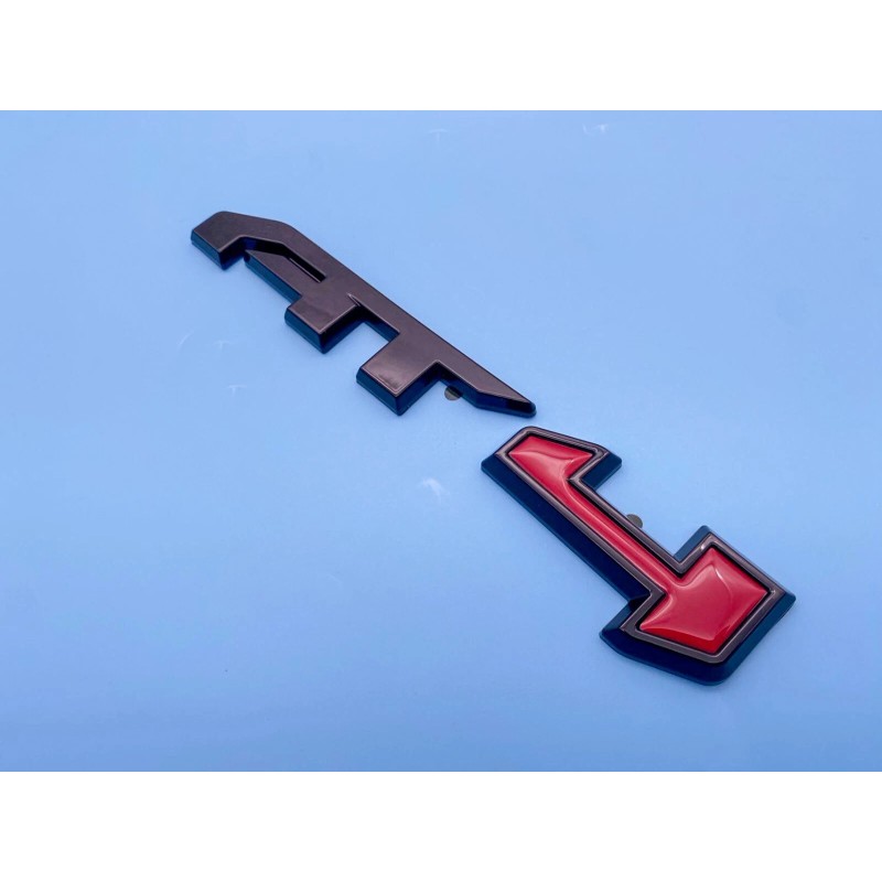 GMC 4PC Gloss Black Red Door Rear Tailgate AT4 Terrain