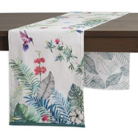 Maison d' Hermine Tropiques 100% Cotton Table Runner for Party | Dinner | Holidays | Kitchen | Spring/Summer [Double Layer (14.5 Inch by 72 Inch)]
